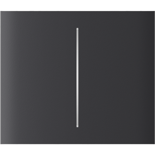 Центральна кнопка для двоклавішного вимикача Ajax CenterButton (2-gang) vertical Graphite