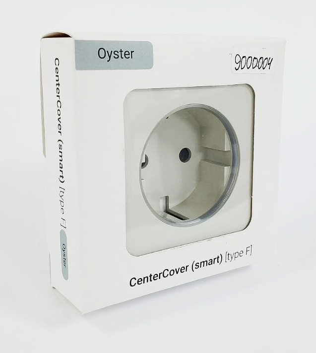 (Уцінка) Центральна панель для вбудованої розетки Ajax СenterCover (smart) Oyster
