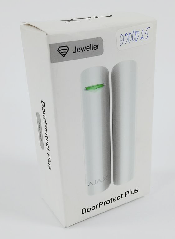 (Уцінка) Датчик відкриття дверей/вікна з сенсором удару і нахилу Ajax DoorProtect Plus White