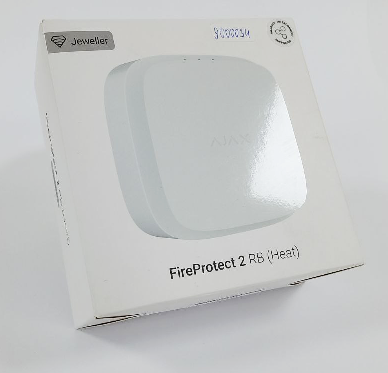 (Уцінка) Бездротовий датчик температури Ajax FireProtect 2 RB (Heat) White