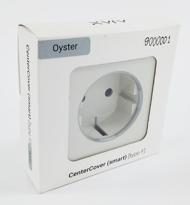 (Уцінка) Центральна панель для вбудованої розетки Ajax СenterCover (smart) Oyster