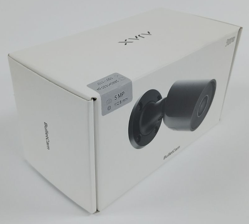 (Уцінка) Дротова охоронна IP-камера Ajax BulletCam (5 Mp/2,8 mm) Black